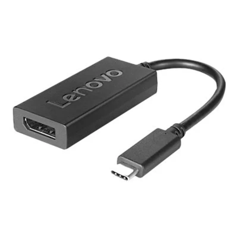 Lenovo 4X90Q93303 Adaptador de cable de vídeo 0,2 m USB Type-C DisplayPort Negro