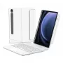 Funda tipo folio con teclado Bluetooth Inateck N0064 para Samsung Galaxy Tab S10 FE/S9 FE/S9 27,9 cm (11 pulgadas) QWERTZ, 2 modos de soporte, 500 mAh
