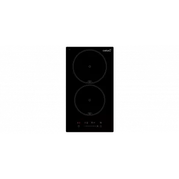 CATA | Placa de cocina | ISB 3102 BK | Inducción | Número de quemadores/zonas de cocción 2 | Slider | Temporizador | Negro