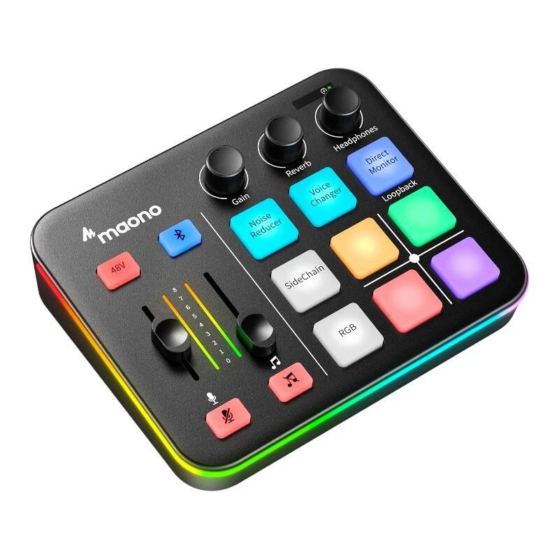 Tarjeta de sonido Maono G1 Neo Negra