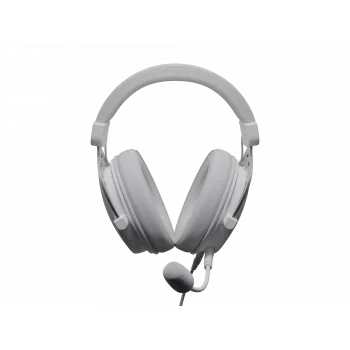 Auriculares con cable Genesis Toron 531 blancos con micrófono, diseño on-ear ligero