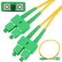 Latiguillo Extralink SC/APC–SC/APC monomodo dúplex G.657.A1 3 mm 5 m