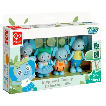 Hape Familia de elefantes Figura de juego