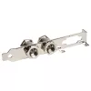 Koolance tapa de ranura PCI con 2 pasacables G1/4 pulgadas – plateada