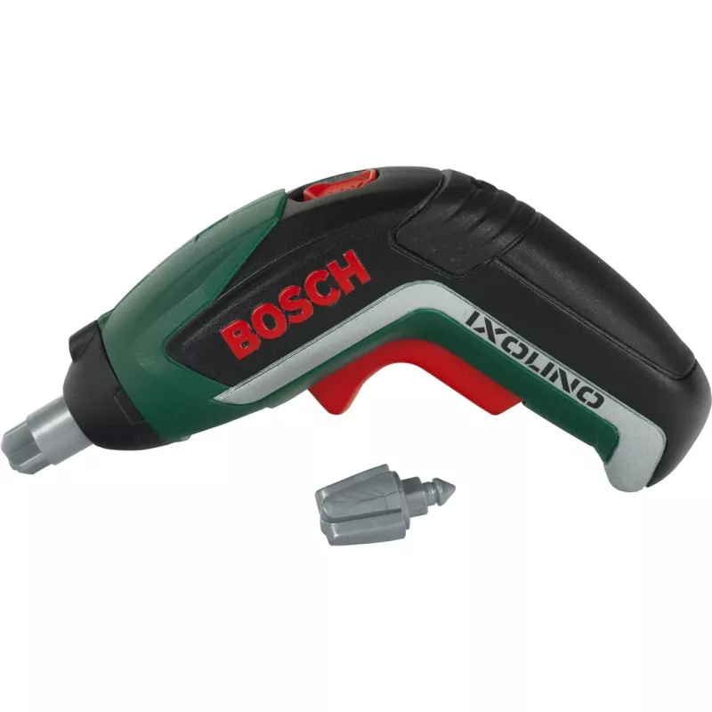 Theo Klein 8300 Bosch Ixolino atornillador de batería I con luz y sonido I puntas intercambiables I juguete para niños a partir de 3 años pilas
