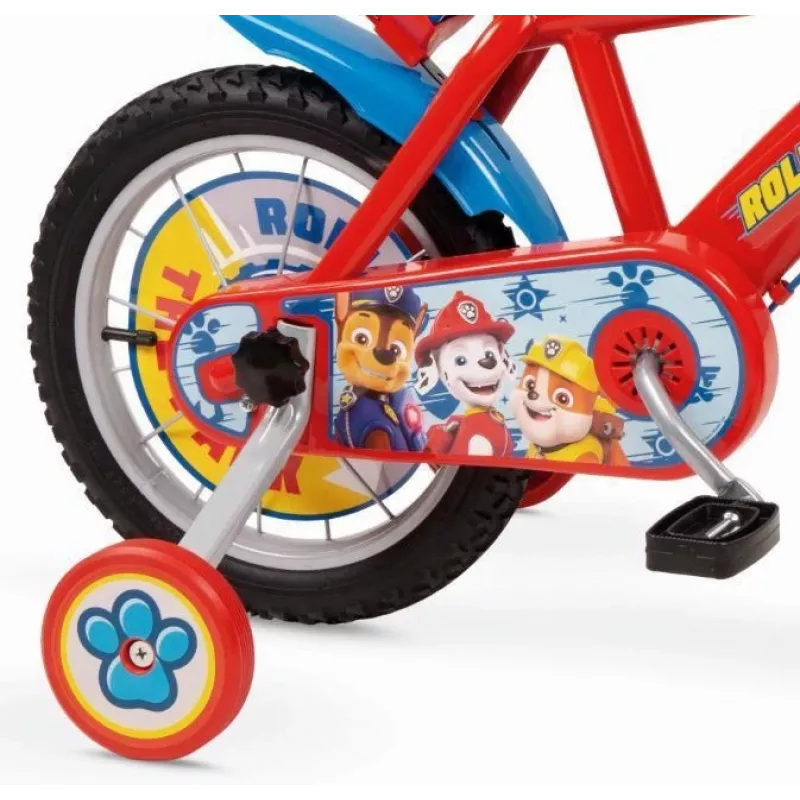 Bicicleta infantil 14 Paw Patrol roja 1478 niño NEU TOIMSA