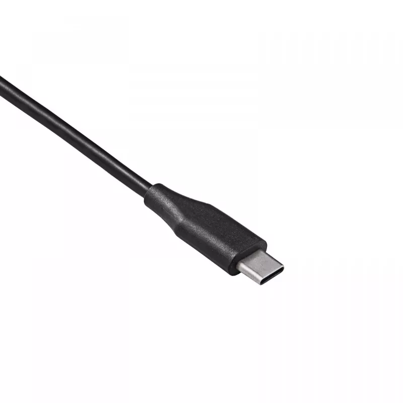 Fuente de alimentación para portátil USB-C GaN Akyga AK-ND-80 45 W, PD 3.0, 5–20 V, cable de 1,8 m, negro