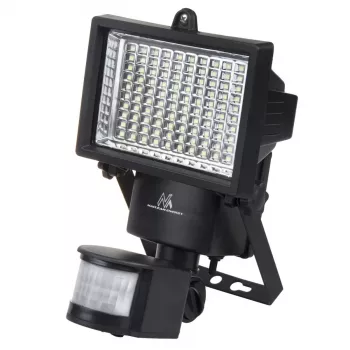 Maclean MCE442 Foco LED solar con detector de movimiento Foco de pared IP44 6W 6000K