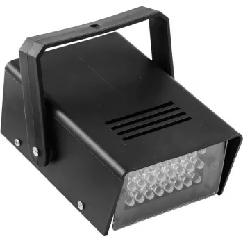 Luz estroboscópica EUROLITE 52200648 blanca — estroboscopio de discoteca compacto