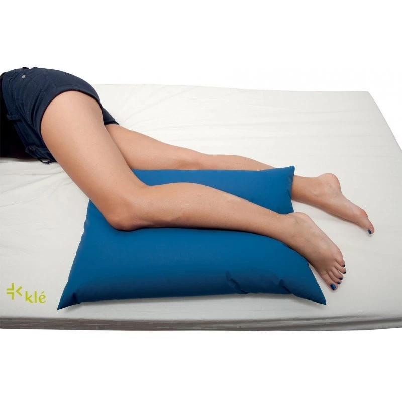 Cojín de posicionamiento para dormir Aston KLASSIK D soporte de piernas ergonómico ajustable 530×350 mm espuma azul