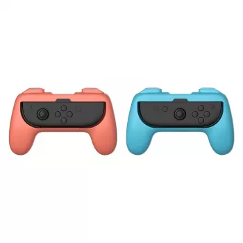 Empuñadura para mando Subsonic Joy-Cons Comfort Grip Switch y Switch 2 rosa turquesa