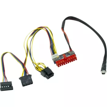 Inter-Tech 88882193 - ATX (20 pines) - SATA 15 pines + Molex (4 pines) - recto - recto - multicolor - 35 mm (88882193)