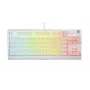 Teclado SteelSeries Apex 3 TKL US, blanco