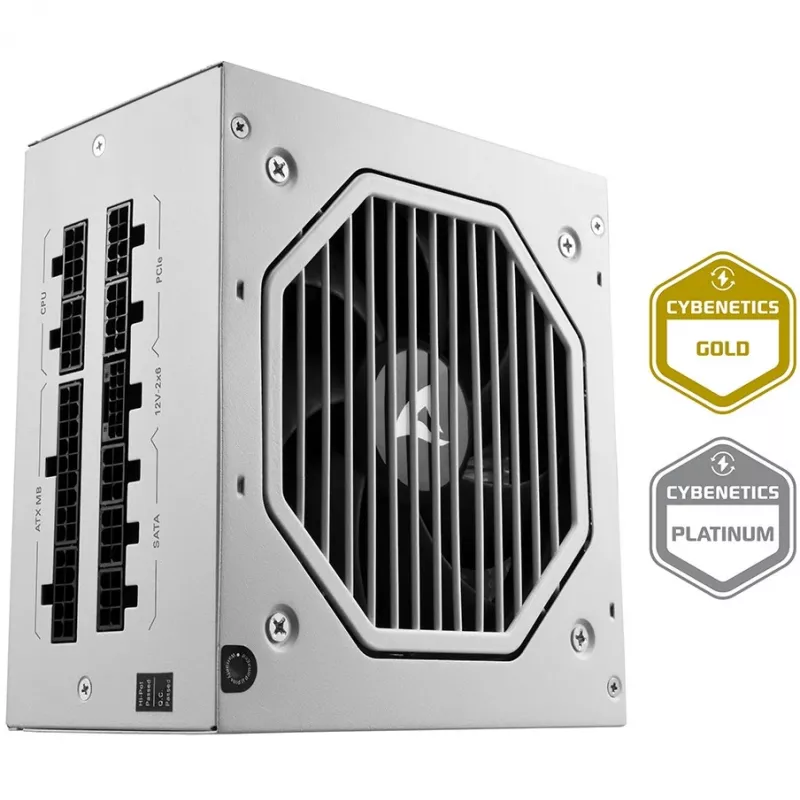 Fuente de alimentación Sharkoon Rebel P20 850 W 24-Pin ATX ATX Blanco