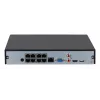 Grabador de vídeo en red DAHUA Lite NVR2108HS-8P-4KS3 — 8 canales, 4K máx, HDD SATA, 1U, PoE