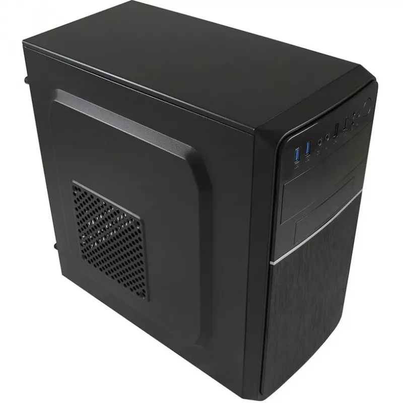 LC Power 2015MB - Torre - micro ATX - sin fuente de alimentación - Negro - USB/Audio (LC-2015MB-ON)