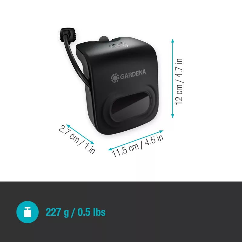 Pieza para cortacésped Gardena 15022-20 negra compatible con SILENO pro