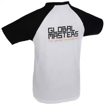 Camiseta Global Masters GM Logo - blanca (XL)