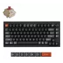 Teclado mecánico 75% Keychron V1 Ultra 8K — QWERTY, Bluetooth y cable, RGB, negro