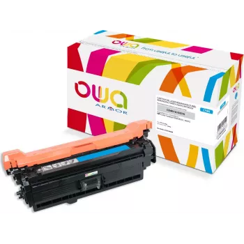 Tóner OWA Armor K15538OW compatible para HP, cian, rendimiento 6000 páginas, 1 ud.