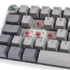 Teclado gaming Ducky One 3 Gris Niebla Mini, LED RGB - MX-Silent-Red