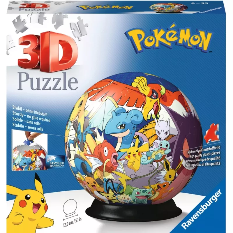 Puzle 3D Ravensburger Pokémon 72 uds. dibujos animados