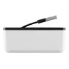 Hub de viaje Belkin USB 2.0 de 4 puertos, plateado, F4U021bt