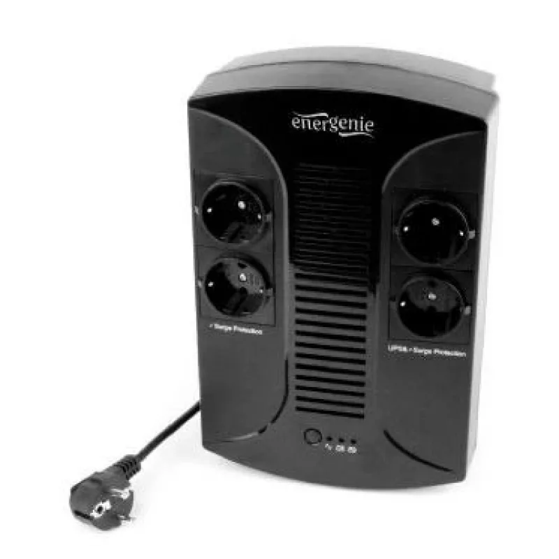 Sistema de alimentación ininterrumpida (SAI) EnerGenie EG-UPS-001 Line-Interactive 0,65 kVA 390 W 4 salidas de CA