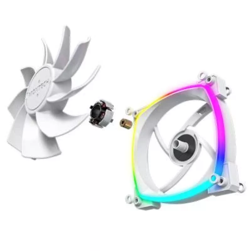 Montech RX120 PWM ventilador para caja de ordenador 12 cm blanco 3 uds.