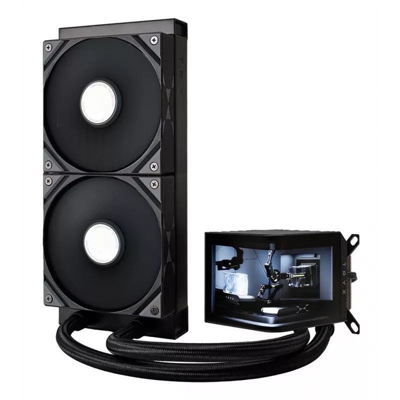 TRYX PANORAMA 240 kit de refrigeración líquida para procesador 12 cm negro 1 ud.