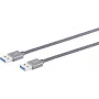 Cable USB S/CONN 13-37020 USB 3.2 Gen 2 1 m Gris
