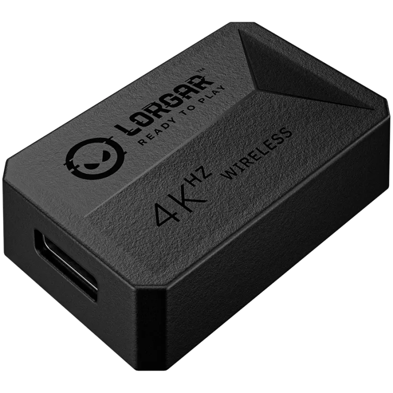 LORGAR MSE90W, aleación de magnesio ratón gaming inalámbrico Elite, negro