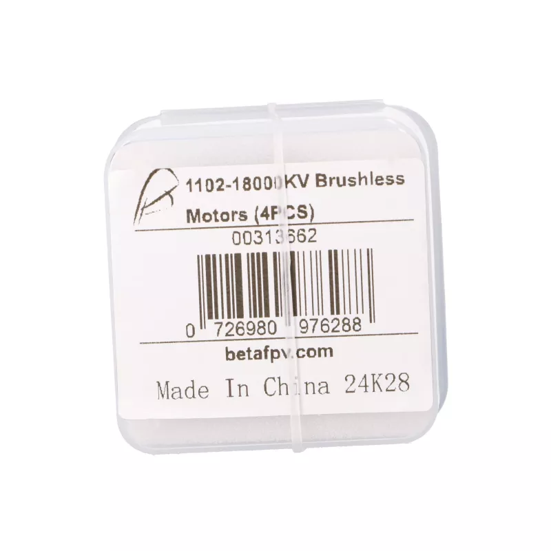 Set de motores brushless para dron BETAFPV 1102 18000KV, 4 unidades, longitud de estátor 45 mm