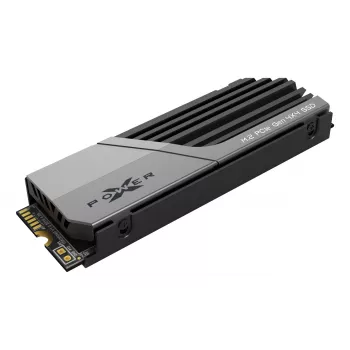 SSD M.2 NVMe Silicon Power 1 TB PCIe 4.0 (2280) — Lectura 7000 MB/s, Escritura 6000 MB/s, disipador, 3D-NAND, NVMe 2.0