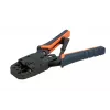 Alicates de crimpar RJ45 Extralink 4P+6P+8P con trinquete para conectores modulares, 1 ud.