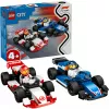 LEGO CITY 60464 F1 - Williams Racing y Haas F1 Coche de carreras