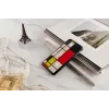 Funda para smartphone iKins para iPhone XS Max Mondrian negra – cubierta protectora, carcasa rígida