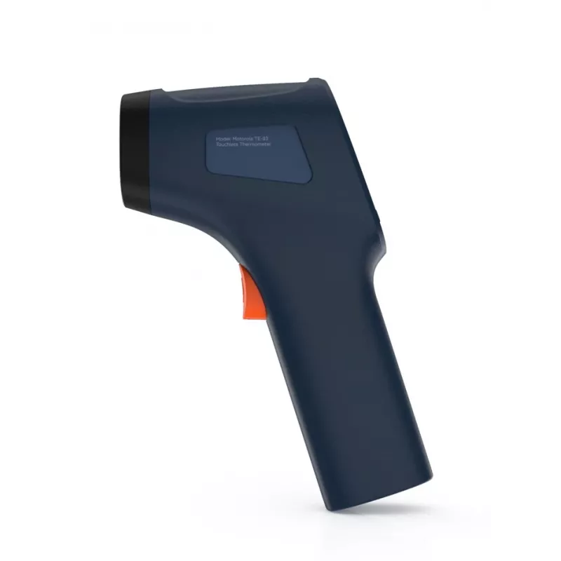 Termómetro sin contacto Motorola TE-93 azul frontal pila AA