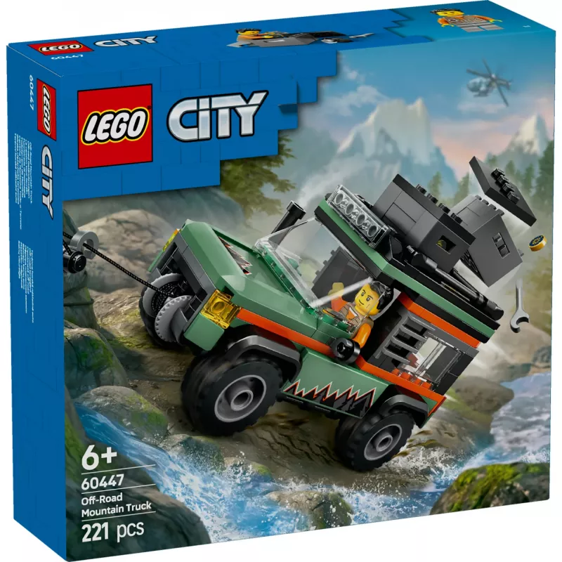 LEGO City SUV todoterreno 4x4 set de construcción 60447 — 221 piezas, 1 minifigura, a partir de 6 años