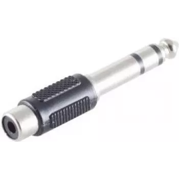 Conector de cable shiverpeaks BS57074 6,3 mm negro - acero inoxidable (BS57074)