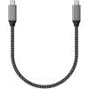 Cable USB Satechi ST-U4C25M USB4 Gen 3x2 0,25 m negro gris
