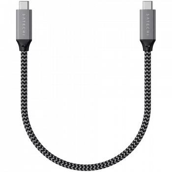 Cable USB Satechi ST-U4C25M USB4 Gen 3x2 0,25 m negro gris