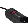 Regleta con protección contra sobretensiones EATON Power Strip 4 FR — 4 tomas Type-E, cable de 1 m, 10 A, 2500 W, indicadores LED