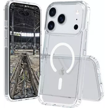 JT Berlin Pankow Clear MagSafe funda para móvil para Apple iPhone 17 Pro Max, transparente, para pantalla de 17,5 cm (6,9