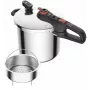Olla a presión Tefal Secure 8 L – olla para cocina, capacidad de 8 litros, tapa de seguridad