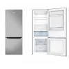 Amica FK244.4X(E) frigorífico combi de libre instalación, congelador inferior, frigorífico de 153 l, congelador de 52 l, FrostControl, clase energética E
