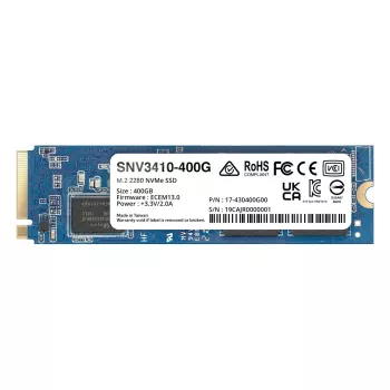 Unidad SSD Synology 400 GB M.2 PCI Express 3.0 NVMe SNV3410