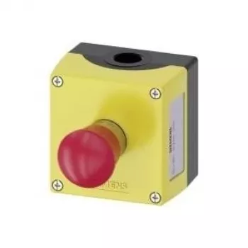 Pulsador de seta Siemens en carcasa 500 V 1 contacto de apertura SIRIUS ACT 3SU1851-0NA00-2AA2 IP69K 1 ud. (3SU1851-0NA00-2AA2)