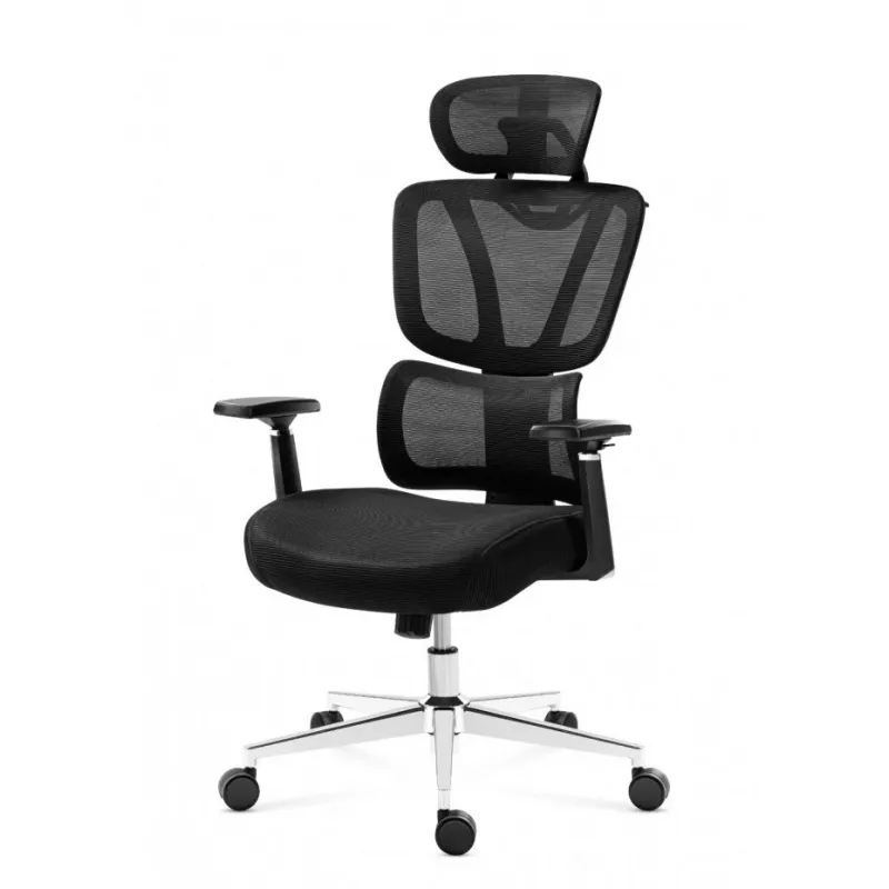 Silla de oficina mark adler Expert 4.6 negra giratoria MA-EXPERT 4.6 negra, acolchado negro, funciones ajustables