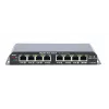 Switch PoE Extralink KRATOS 7x Gigabit PoE, 1x uplink RJ45, fuente de alimentación 24V 2,5A, 60W
